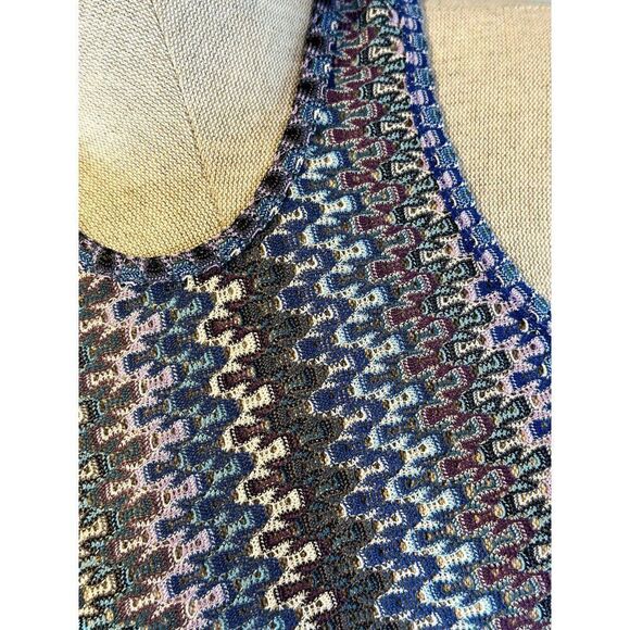 Becca Pierside Crochet Side-Tie Swim Coverup in Blue Size XS - Picture 4 of 5